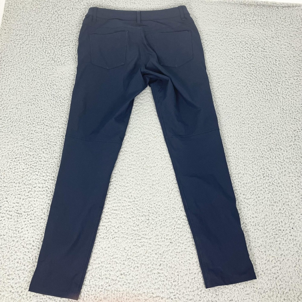Lululemon ABC Pants Mens 30x32 Blue Slim Chino 5 Pocket Stretch Athletic Golf - Picture 7 of 10